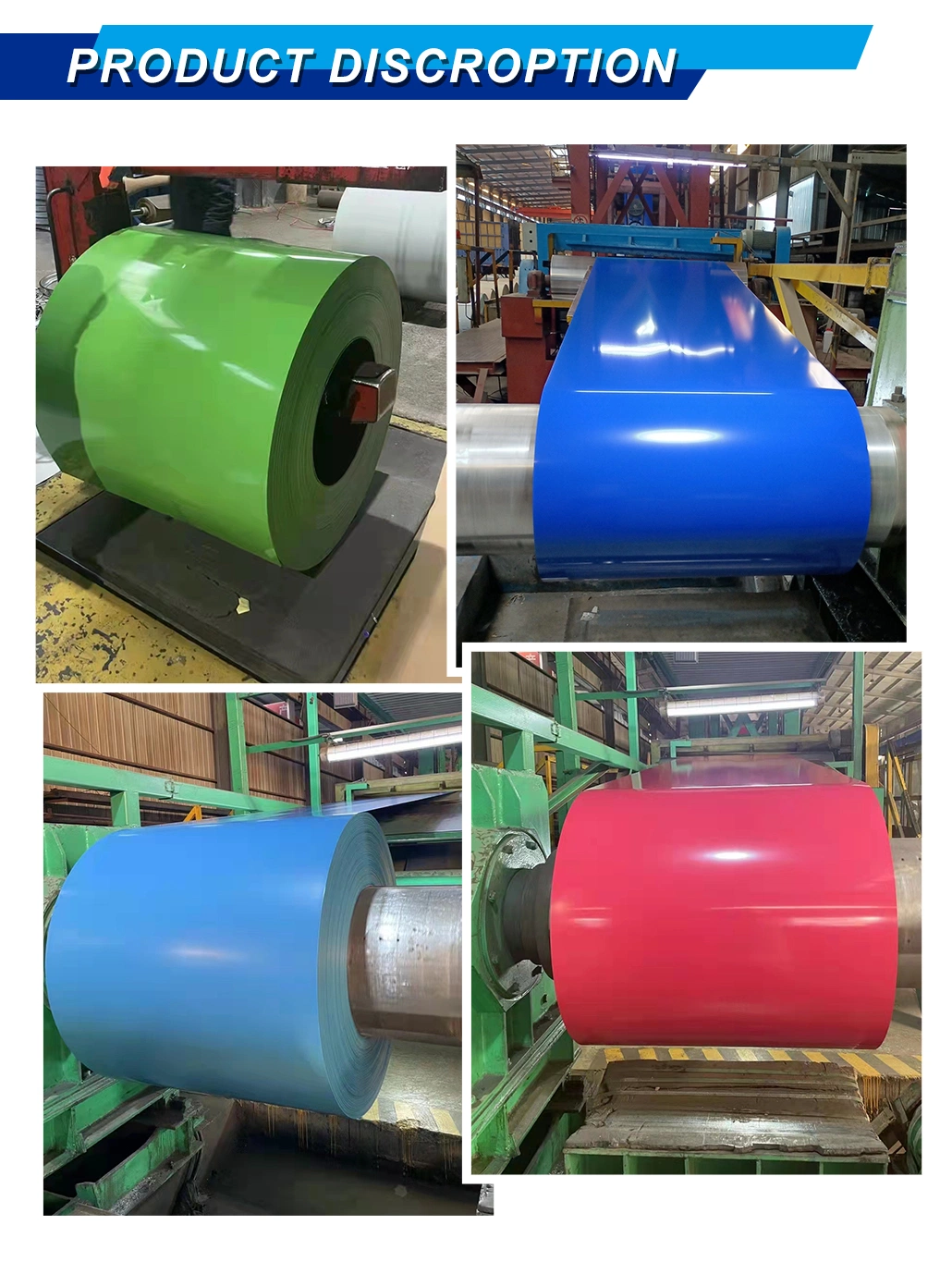 Ral9003 PPGI Steel Coils Manufacturer Dx51d Coil Galvanized Steel Coil