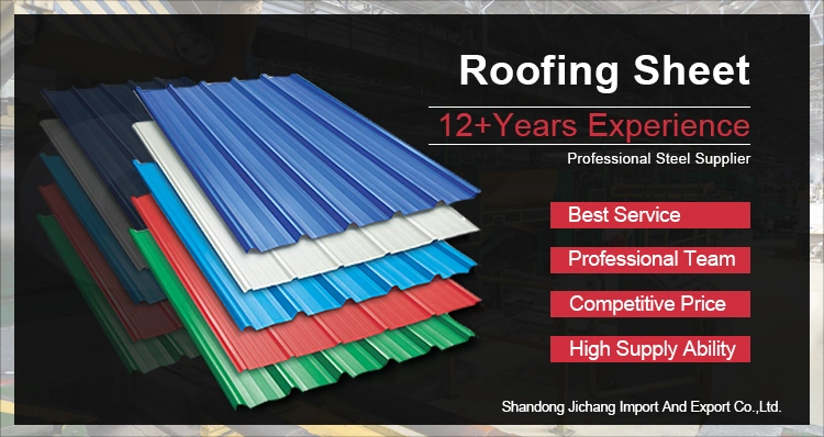 Corrugated PPGI Steel/Metal/Iron Roofing Sheet in Ral Color