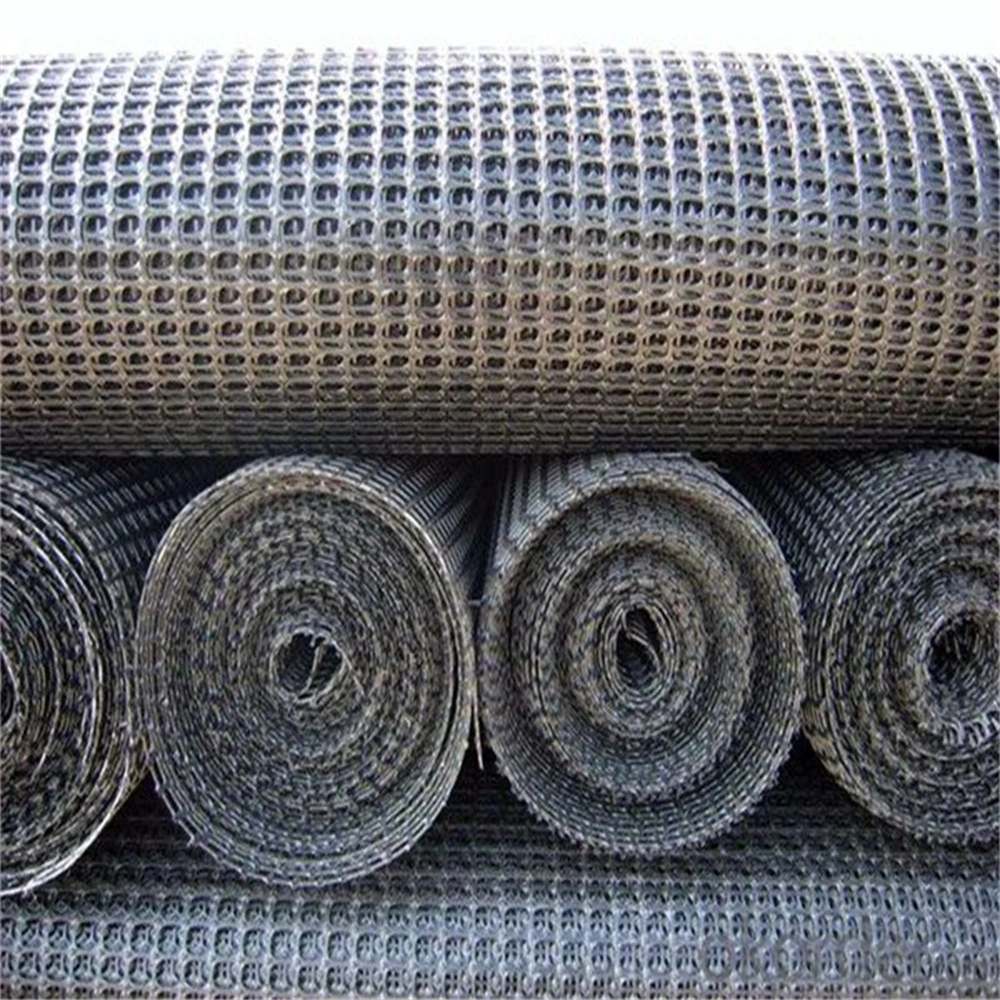 High Intensity Biaxial Fiber Geogrid Mesh for Road Construction