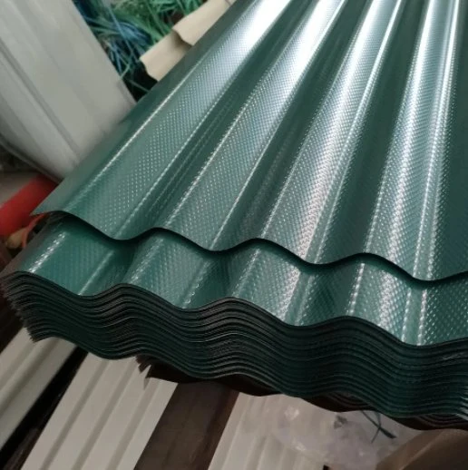 Factory Prepainted Galvalume Corrugated Steel Plate Gi Galvanized Profiled Iron Roof Tiles Color Zinc Coated Metal PPGI Steel Roofing Sheet
