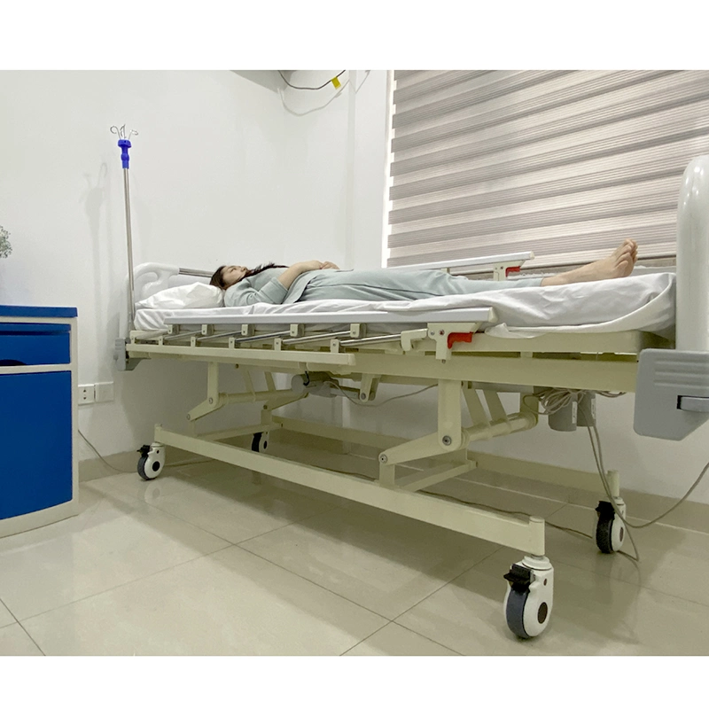 Professional Medical Manufacturer Hospital Equipment Electric Three Function Patient Beds with CE