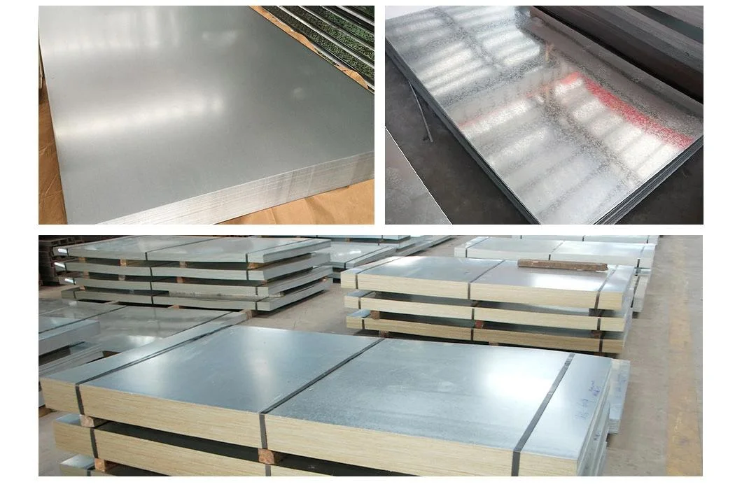 Steel Factory in China Dx51d+Z30-300 Dxd52D+Z30-300 6.00mm Gi Plate Galvanized Plate