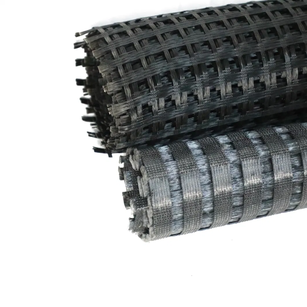 120-120kn Polyester Geogrid Pet Biaxial Geogrid for Slope Protection Railway Road Construction Price