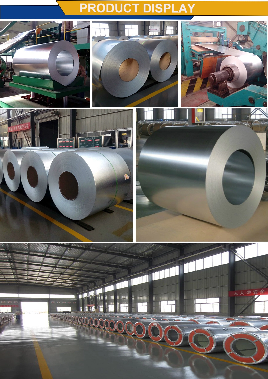 China Manufacturer Cold Rolled Slit Metal Coil Galvanized Gi Hot DIP Galvanized Steel Strip in Coil