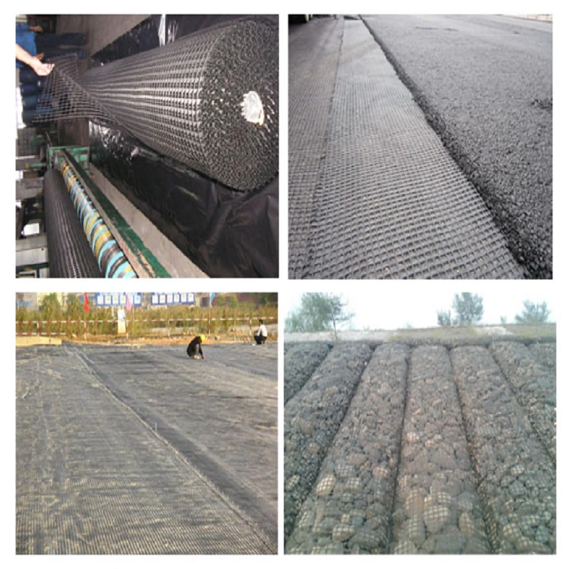 Pet/ Polyester/PP/Polypropylene/HDPE Biaxial Geogrid for Road/ Bridge Construction Combigrid Geotextile Composite