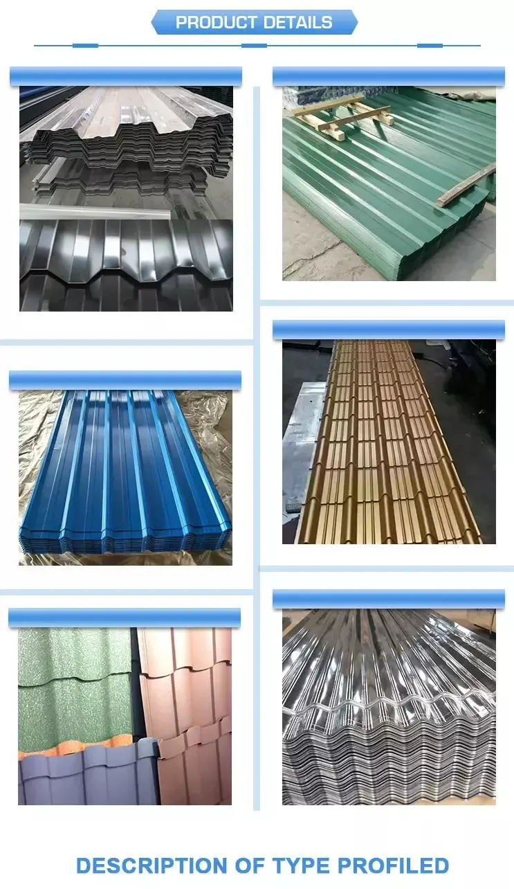 Prepainted Gi PPGI PPGL Color Coated Galvanized Steel Roof Sheet