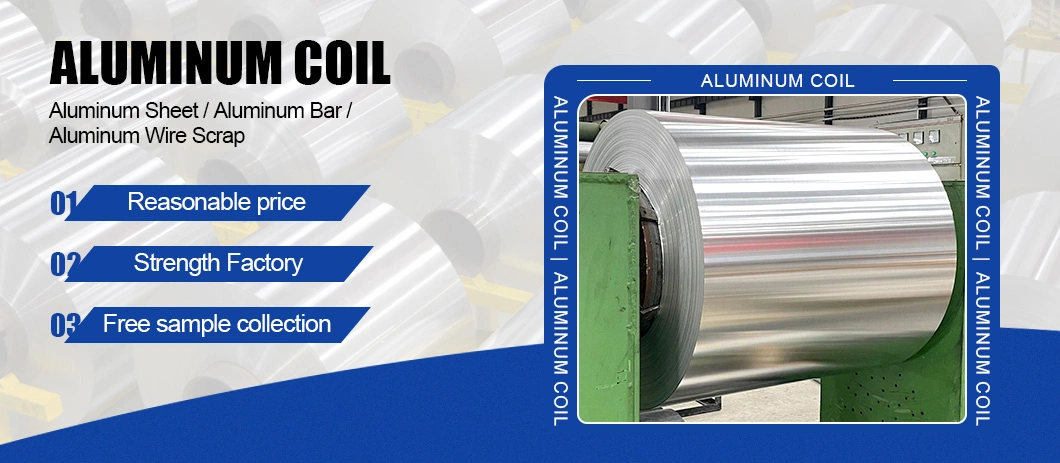 Coil Alloy 8006 1100 5050 6063 5052 H32 1060 1050 6061 3003 Aluminium /Stainless/Carbon/Galvanized/Color Coated/ Copper Coil Sheets From Factory for Sale