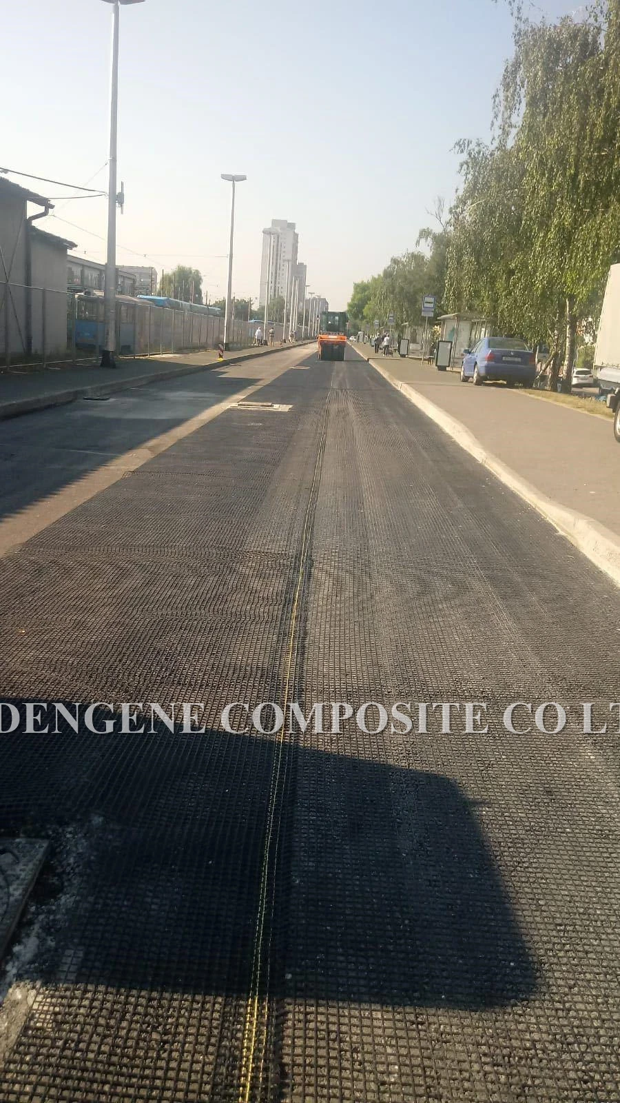 30, 50, 80, 100, 120 150 200kn Asphalt Coated Warp Knitting Fiberglass Geogrid for Road Works