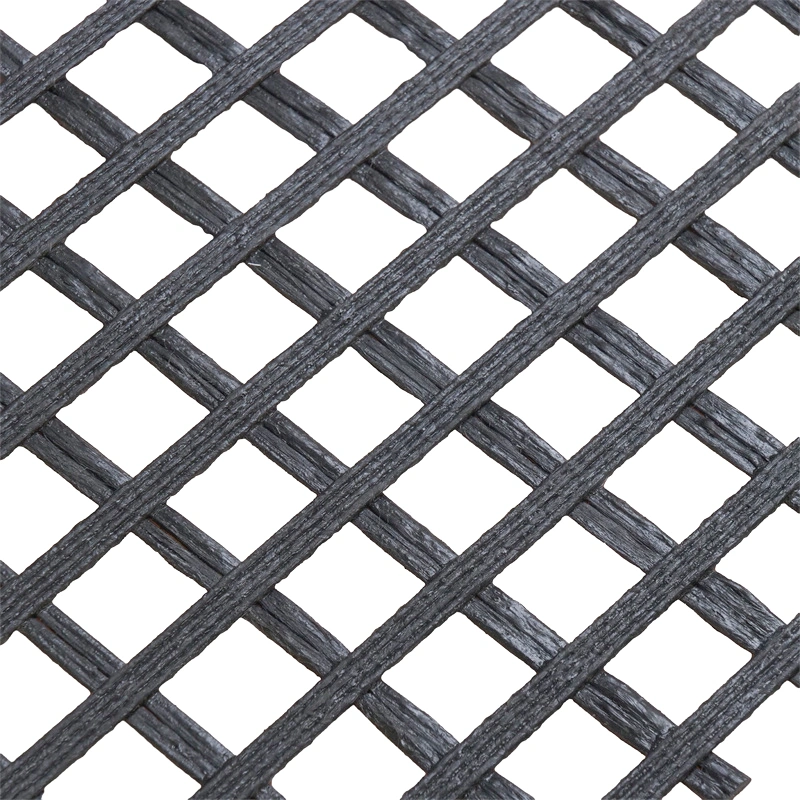 Uniaxial Biaxial Polyester Geogrid for Retaining Walls