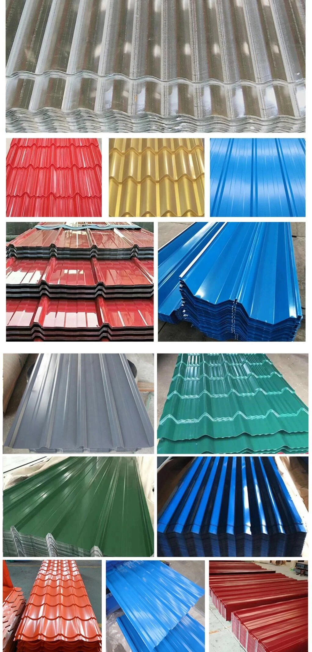 Dx51d G350 Galvanized Color Coating Prepainted Zincalume Steel PPGI Coil for Ibr Roofing Cladding