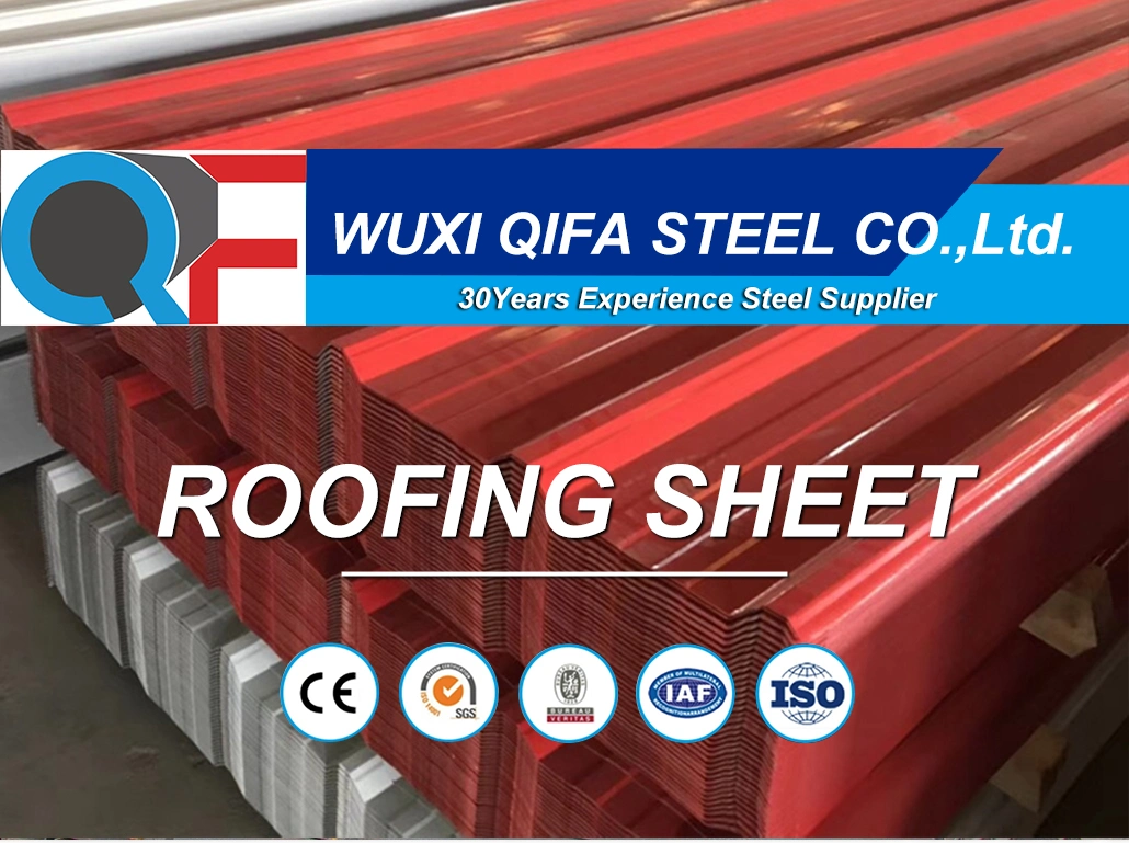 Wholesale Manufacturers PPGI Corrugated Galvanized Steel Sheets Customized Hot Rolled Zinc Roofing Sheets Factory Supply