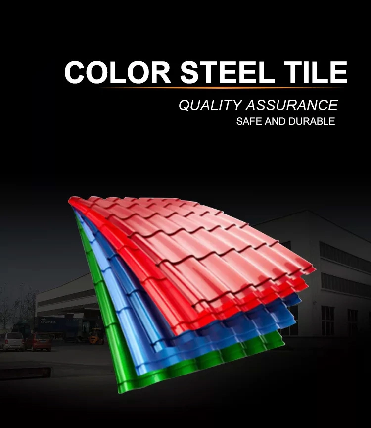 Cheap Metal Roof Sheet Repainted Colored Galvanized Iron Roofing Sheet Price Zinc Aluminium Gi Corrugated Steel Sheet for Warehouse Building