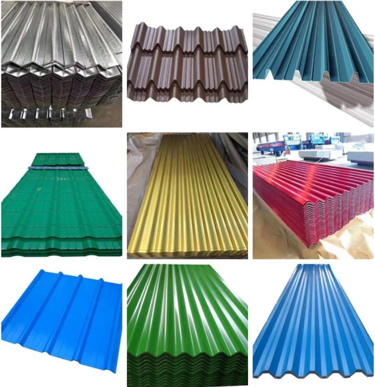 Cheap Colour Coated Roofing Sheet Corrugated Galvanized Steel Color Roof Tiles Dx51d Galvanized Steel Roofing Sheet Price