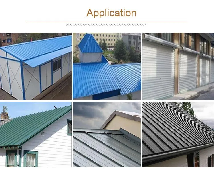 Building Material PPGI PPGL Color Coated Steel Sheet/ Galvanized Coated Corrugated Galvanized Zinc Steel Roof Sheet /Galvalume Zinc ASTM Roofing Sheet