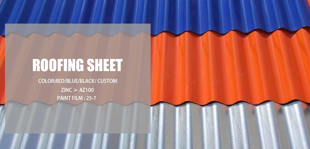 China Supply Roof Tiles Metal Sheet PPGI Corrugated Zinc Roofing Sheet Color Coated Galvanized Roofing Sheet