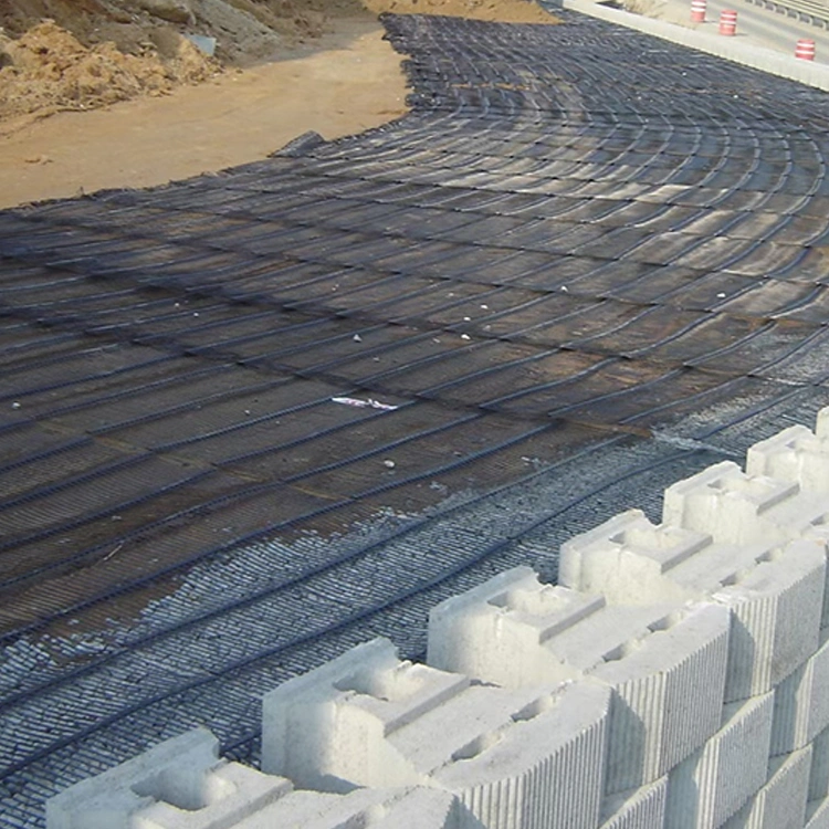 Soil Reinforcement One Way Uniaxial HDPE PP Geogrid Price Uniaxial Geogrid