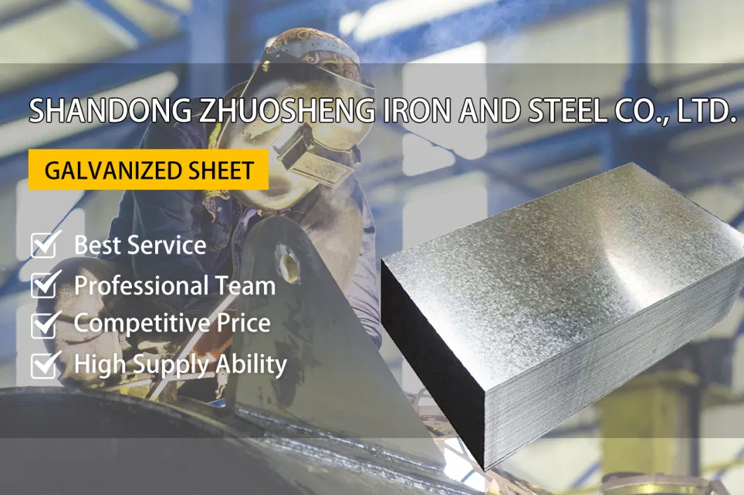 Corrugated Galvanized Steel Sheet Zinc Coated Sheet Galvanized Steel Flat Sheet Factory Direct Sales