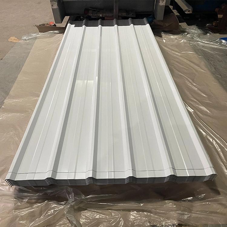 Corrugated Gi Galvanized Steel Sheet for Roofing Tile Garden Beds with 0.6mm 0.8mm 1.2mm Z80g Z100g Iron Metal Roof Manufacturer 20 26 Gauge Gi Gl Zinc 470 600