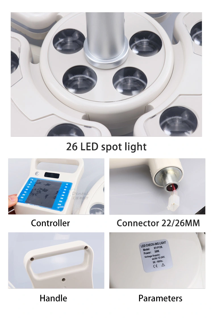 Medical Light LED Surgical Operation Lamp for Dental Chair LED Oral Lamp Shadowless for Implant Surgery