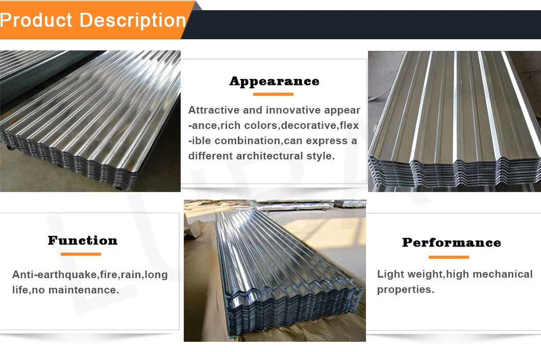 China Wholesale Galvanized Corrugated Metal Steel Sheet Zinc Corrugated Steel Roofing Sheet