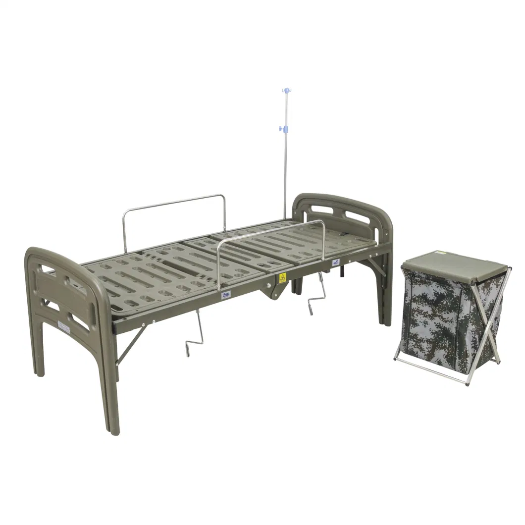 Hot Selling Advanced Folding Portable Hospital Bed for Field Hospitals