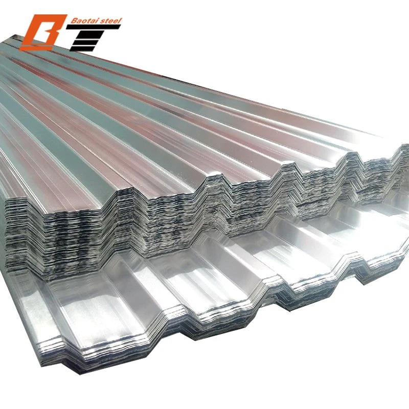 AISI ASTM DIN Z40g Z275g Z350g Aluzinc Az150 Dx51d Board Roofing Sheet Insulated Steel Roofing Sheet Galvanized Corrugate Plate