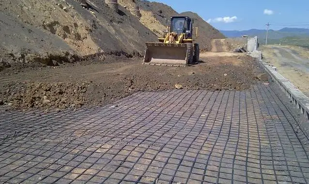 Manufacturer Fiberglass Geogrid Factory Driveway Road Reinforcement