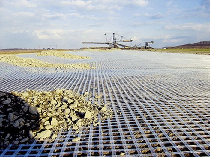 Pet Polyester Geogrid Underground Supporting Net Mining Geogrid