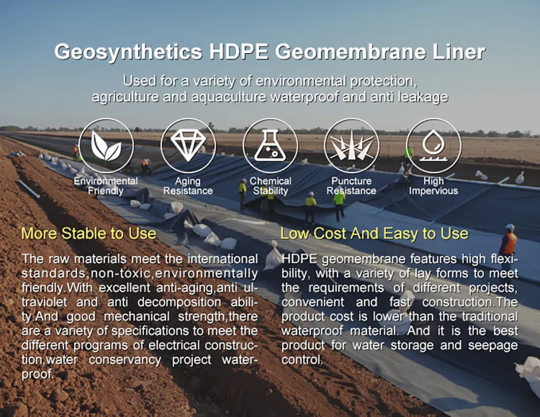 Geosynthetic Clay Liner / HDPE Geomembrane Pond Liner