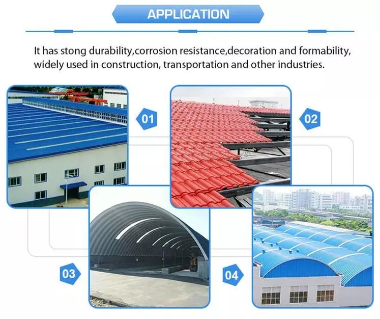 Cheap Colour Coated Roofing Sheet Zinc Transparent Corrugated Roofing Sheets Color Roof with Price