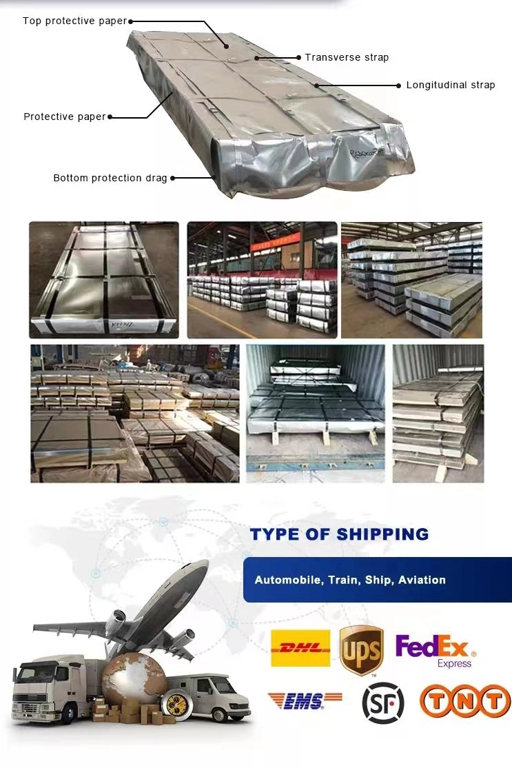 Corrugated Galvanized Steel Sheet Zinc Coated Sheet Galvanized Steel Flat Sheet Factory Direct Sales