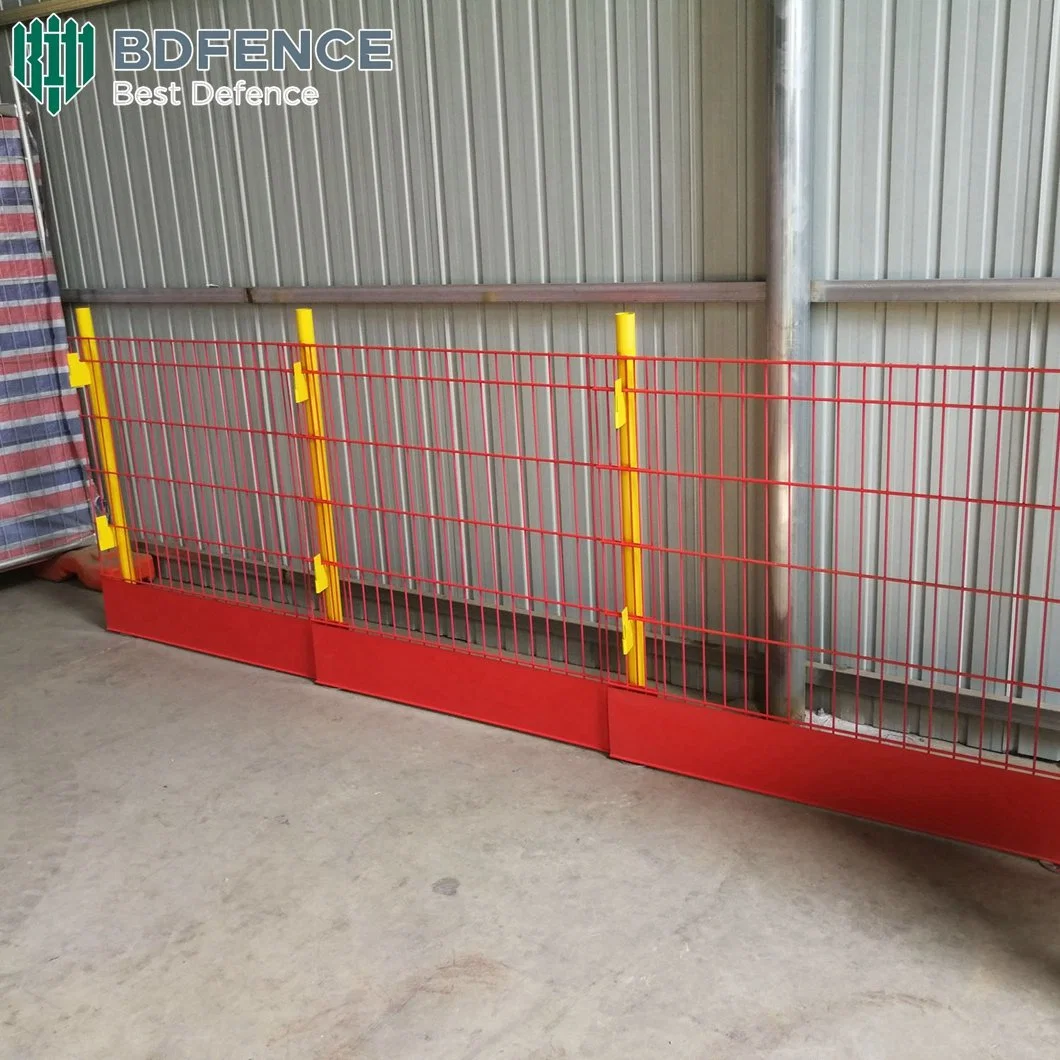 Powder Coated Building Construction Safety Edge Fall Protection Barrier Fence