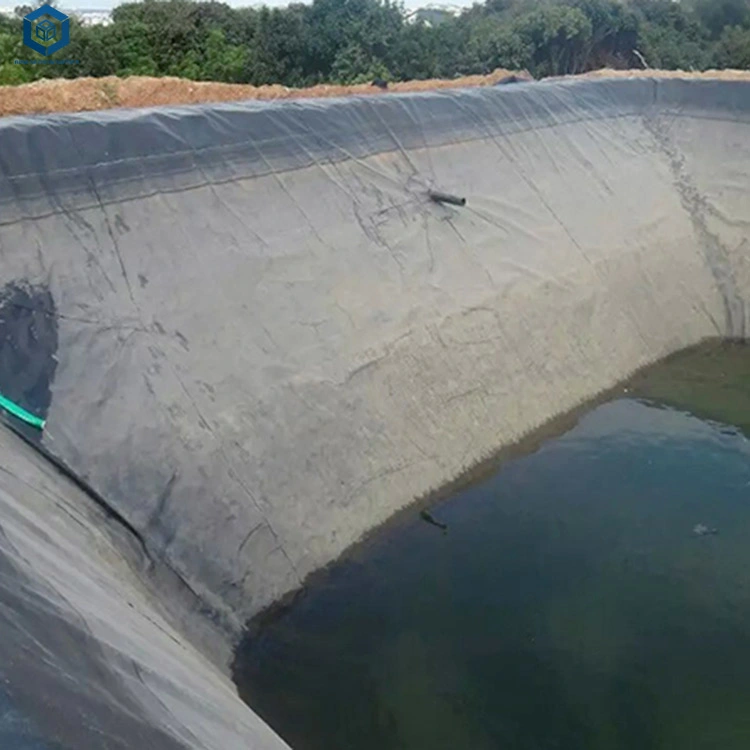 Black 1mm 40mil Waterproofing HDPE Smooth Geomembrane for Artificial Lake