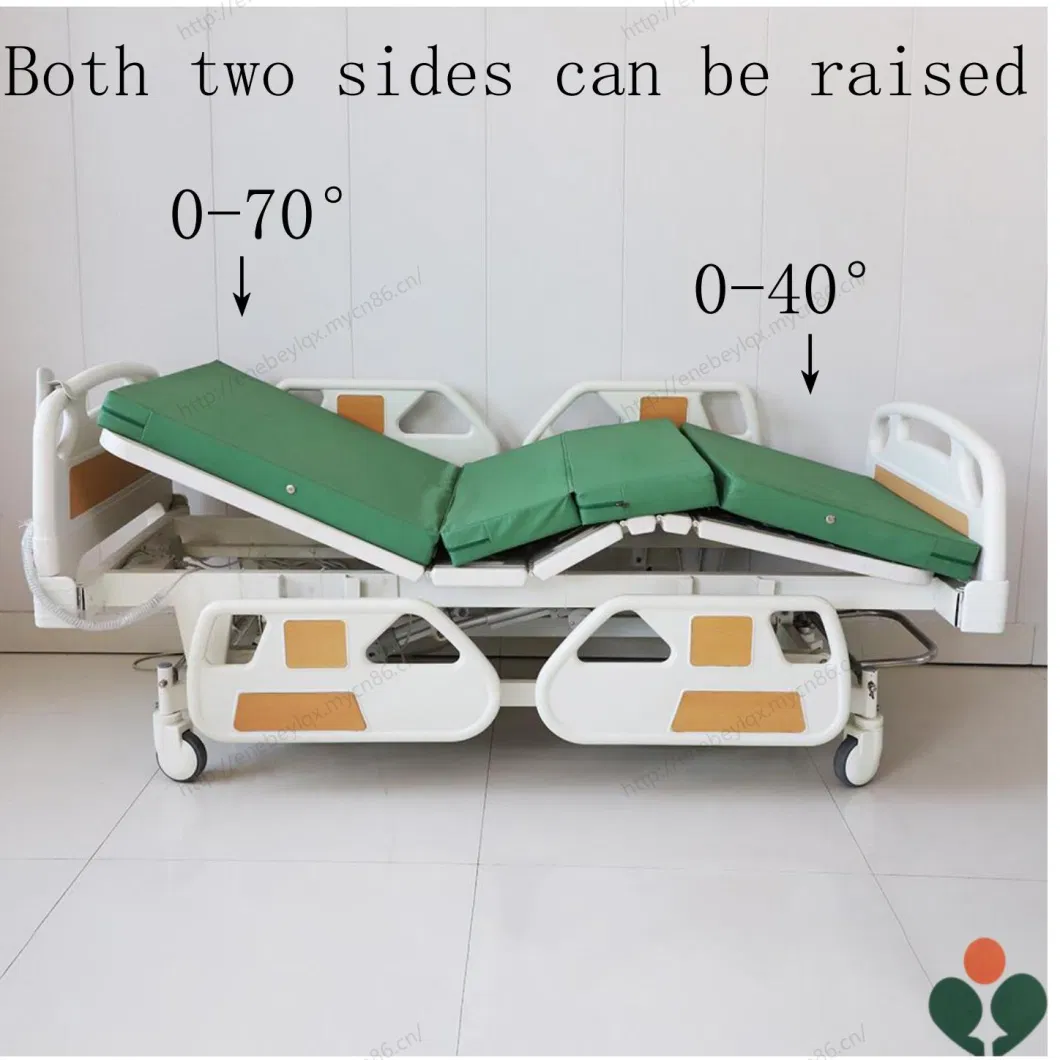 High-Capacity Hospitals&prime; Electric Three Functions Patient Nursing Beds with ABS Bed Board for Large Medical Facilities