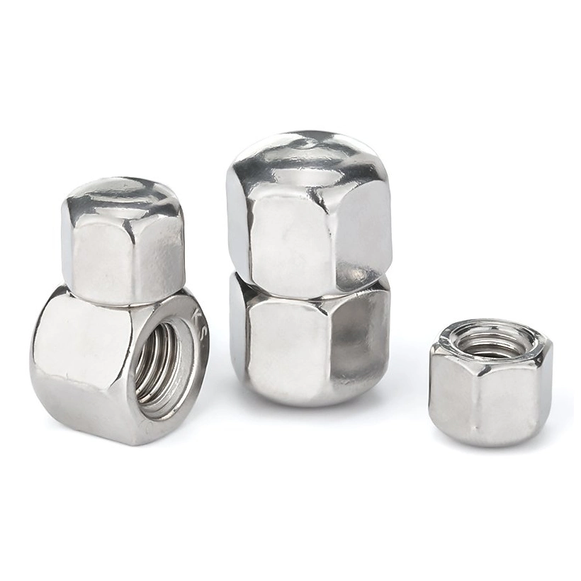 High Strength Fasteners Hexagon Dome Nuts Hexagon Acorn Nuts DIN917 Finish Zp Galvanized Color M16 M24