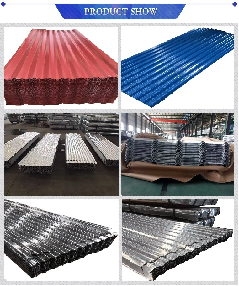 Zinc Roofing 0.6mm Thick Prepainted Corrugated Steel Sheet with Ce Certificate