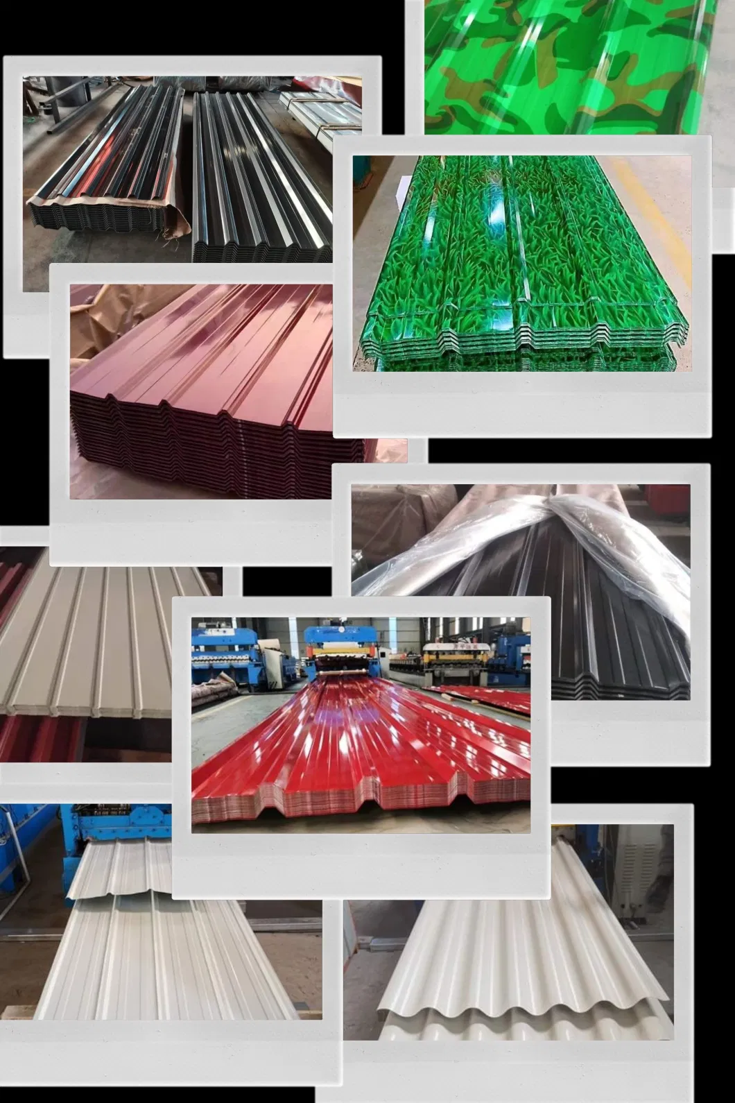 Wholesale Aluminum Galvanized Roof Color Sheet Steel Corrugated Metal Roofing Sheet