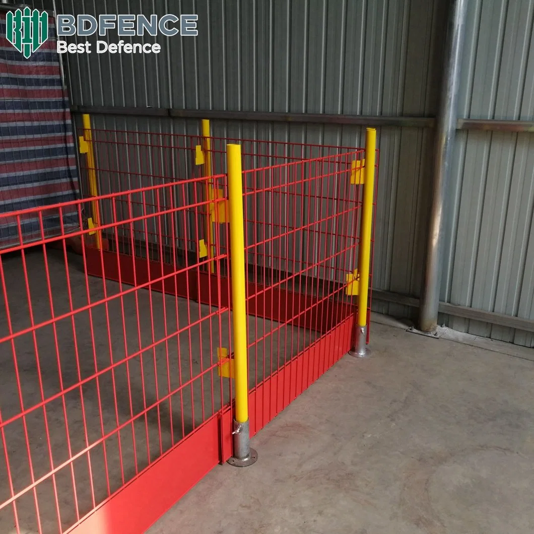 Powder Coated Building Construction Safety Edge Fall Protection Barrier Fence