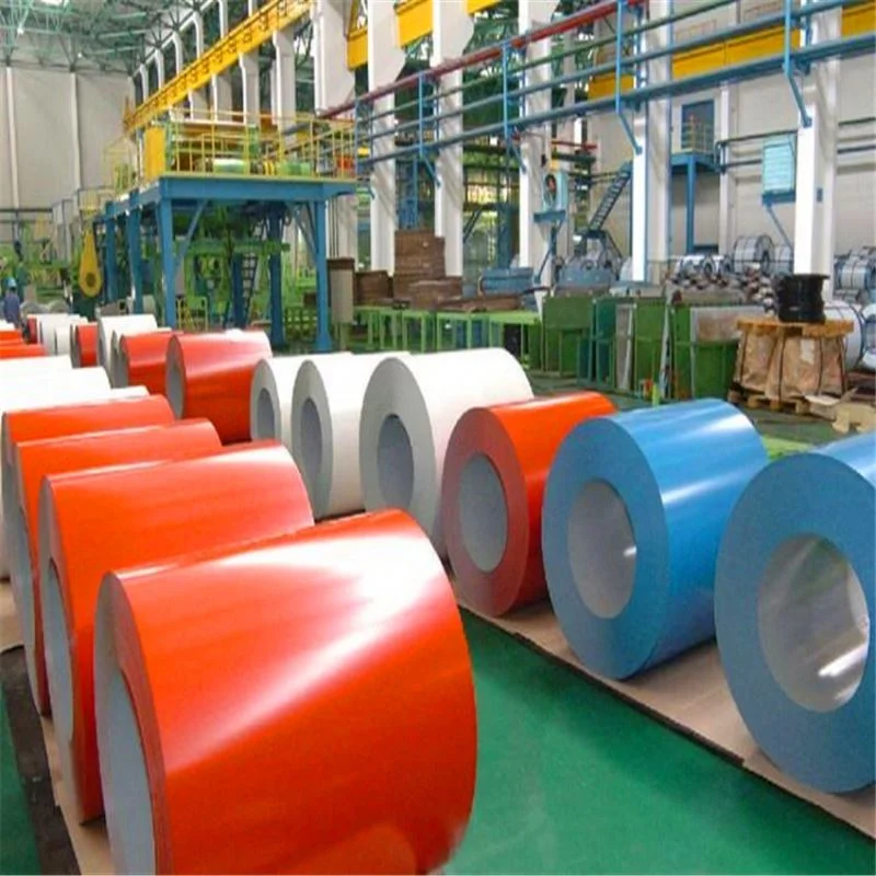 China Supply Manufacturer 0.12-0.8mm PPGI PPGL Color Coated Prepainted Galvanized Steel Coil