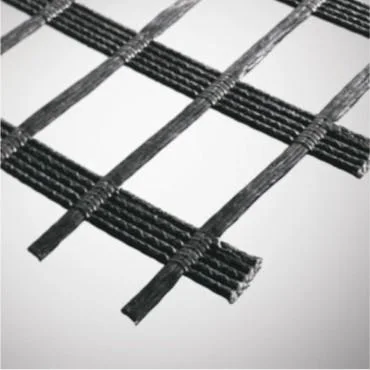 Uniaxial Biaxial Polyester Geogrid for Retaining Walls
