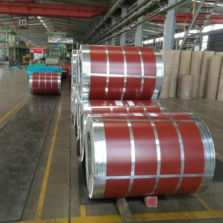 China Supply Manufacturer 0.12-0.8mm PPGI PPGL Color Coated Prepainted Galvanized Steel Coil