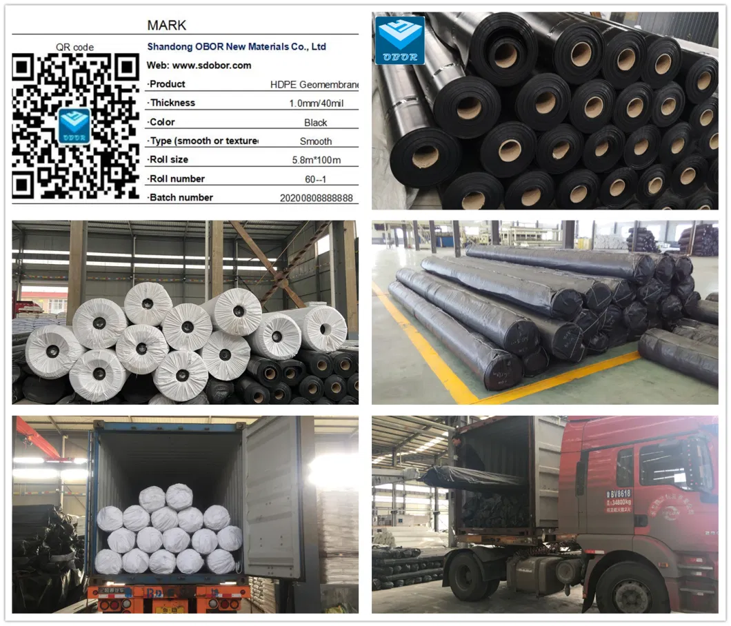 Road Construction ASTM Standard HDPE Composite Geomembrane