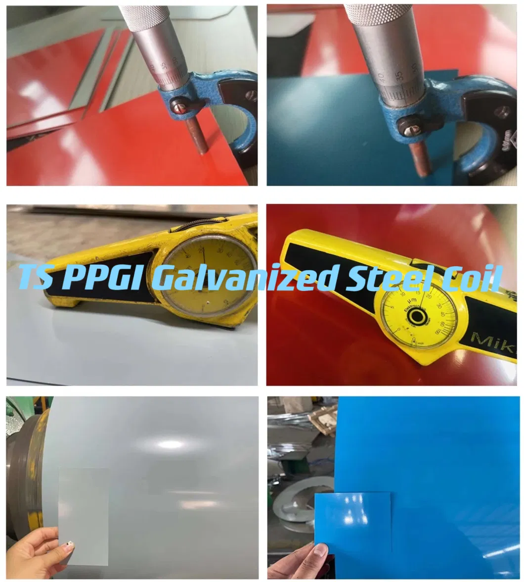 China Supplier Dx51d, Dx52D, Dx53D, Dx54D, SGCC Color Coated Steel Coil PPGI PPGL Roofing Sheets Prepainted Galvanized Steel Coil