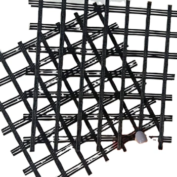 Manufacturer Fiberglass Geogrid Factory Driveway Road Reinforcement