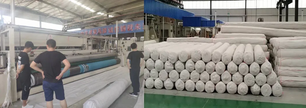 Needle Punched Spunbonded Non-Woven Polyester (PET) and Polypropylene (PP) Fabric Geotextile Made of Short Fiber and Long Fibers for Filtration Isolation