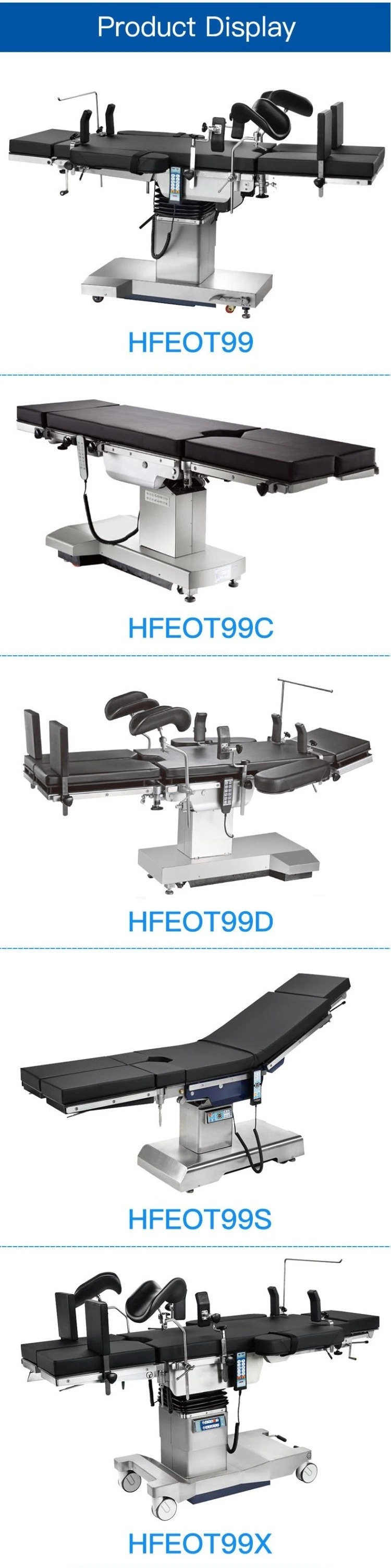 Factory Price Electric Operating Theatre Table for Surgical