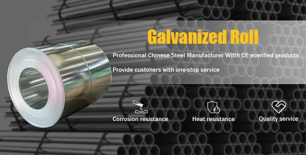 Chinese Suppliers Galvanized Steel Coil Gi 0.23mm-50mm Customization Dx51d Z06 Galvanized Steel Coil Price Manufacturer