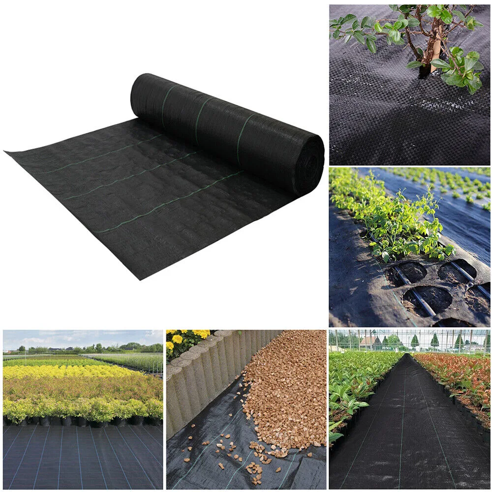 Woven Weed Barrier/Weed Control Membrane, Heavy Duty Landscape Fabric