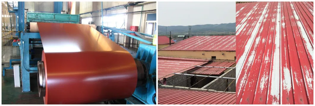 PPGI PPGL Ral Color Coated Roofing Sheet 0.3mm Prepainted Galvanized Steel Coil