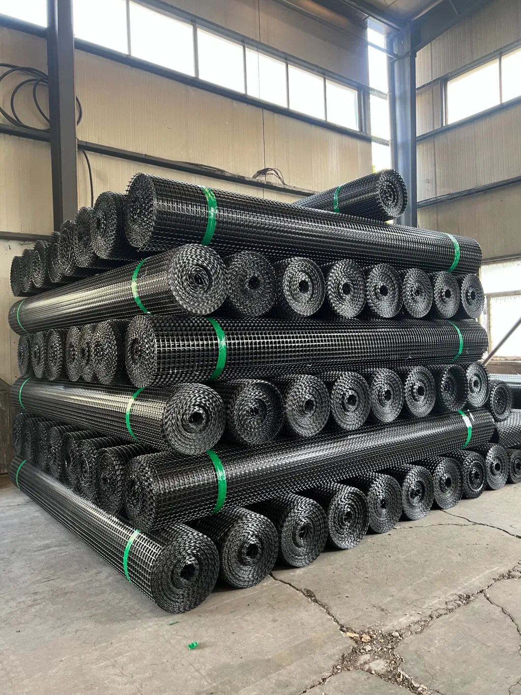OEM Polypropylene Biaxial Geogrids Supplier for Soil Reinforcement Road Construction